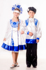 Костюм Гжель белый