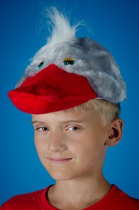Шапочка гусенка